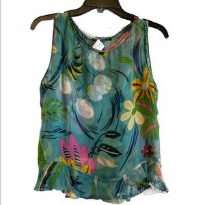 Gucci Double Layer Silk Tank